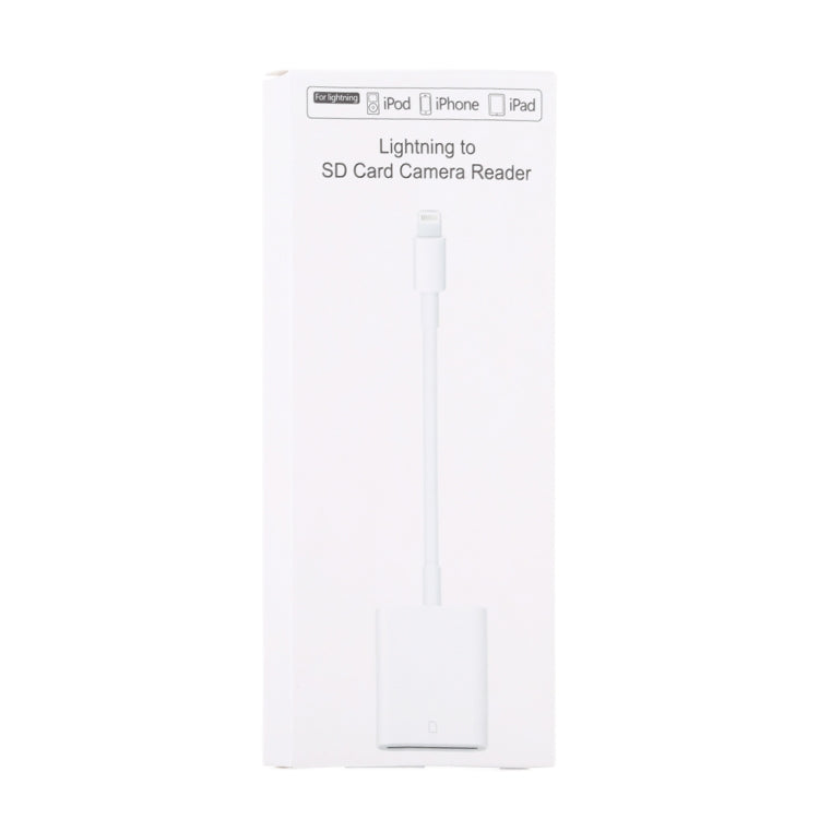 Adattatore per lettore di fotocamere da 8 pin a scheda SD NK105, compatibile con i sistemi IOS 9.1 e versioni successive, NK105