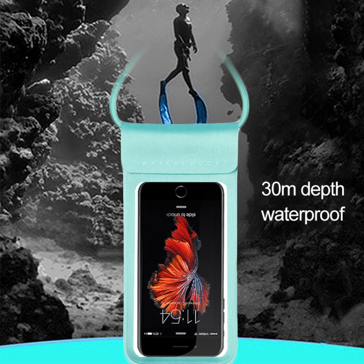 Borsa impermeabile per touch screen per telefono cellulare da nuoto per immersioni all'aperto per telefoni cellulari inferiori a 5 pollici