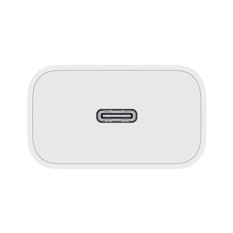 Caricabatterie da viaggio originale Xiaomi AD201 da 20 W con interfaccia singola USB-C / Type-C, versione a ricarica rapida, presa americana, 20W