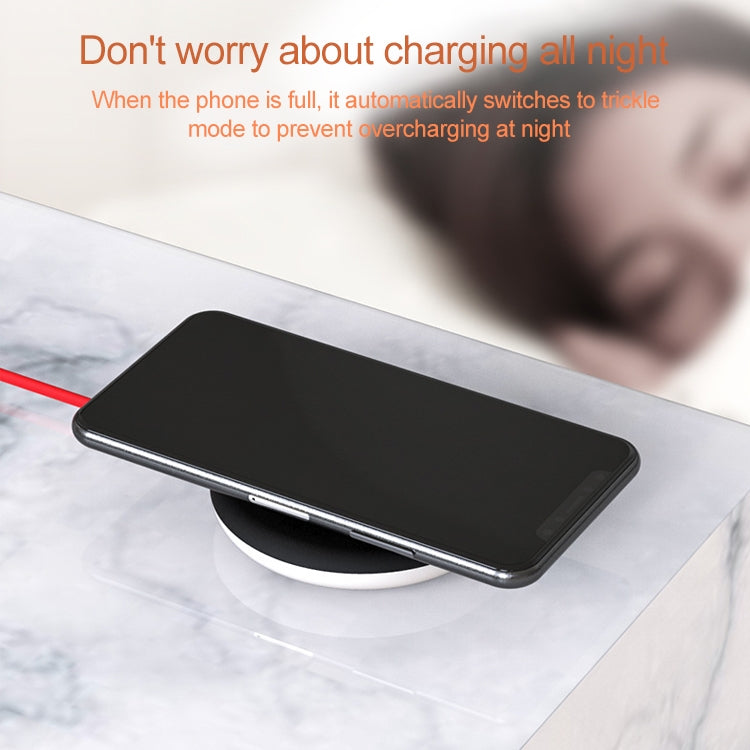 Caricatore wireless a ricarica rapida per telefono cellulare con ventosa portatile da 10 W, lunghezza: 1,5 m, 10W