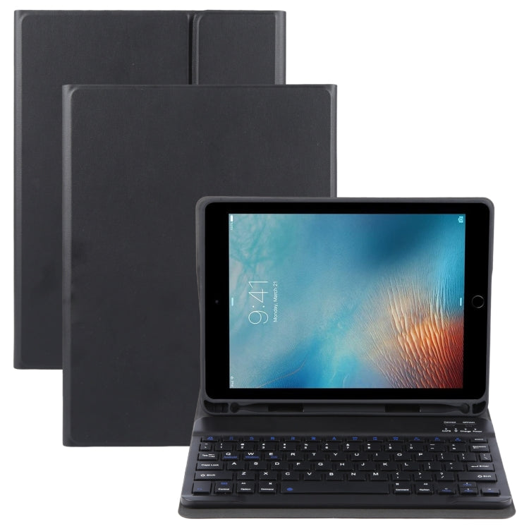 IP071 per iPad Pro 9.7 pollici / iPad Air 2 / iPad Air /iPad 9.7 (2018) e iPad 9.7 (2017) Tastiera Bluetooth ABS separabile + Custodia tablet in pelle con chiusura orizzontale con texture Litchi con supporto