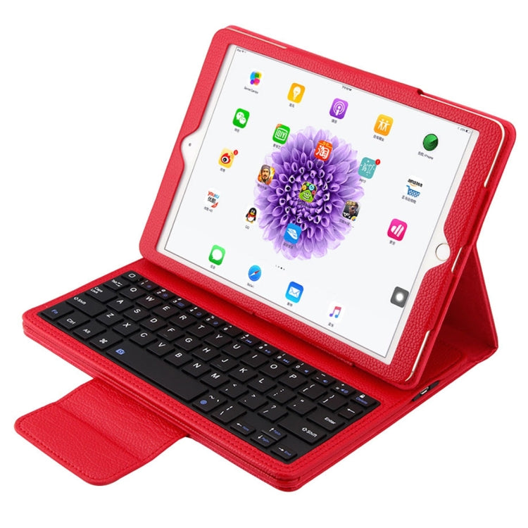 IP071 per iPad Pro 9.7 pollici / iPad Air 2 / iPad Air /iPad 9.7 (2018) e iPad 9.7 (2017) Tastiera Bluetooth ABS separabile + Custodia tablet in pelle con chiusura orizzontale con texture Litchi con supporto