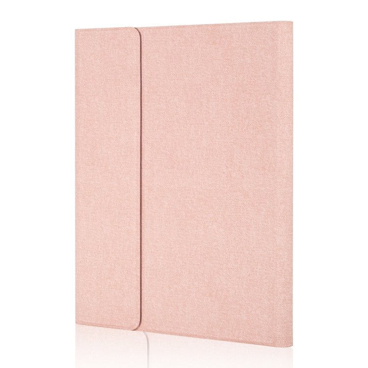 RK508 Per iPad Air 2 e Air 1 / Pro 9,7 pollici e iPad 2017 e iPad 2018 Custodia per tablet in pelle con texture in seta staccabile in plastica, tastiera Bluetooth, con supporto e funzione slot per penna