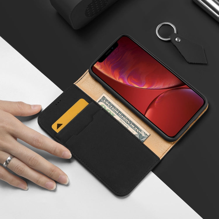 Per iPhone XR DUX DUCIS WISH serie TPU + PU + custodia in pelle con slot per carte e portafoglio, iPhone XR