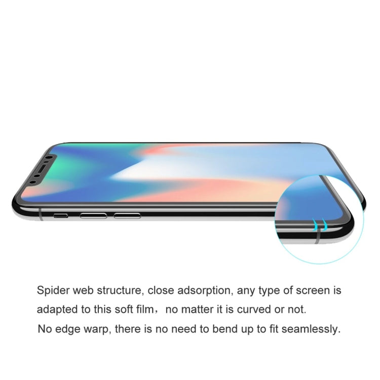 ENKAY Hat-Prince 3D Pellicola idrogel antideflagrante Protezione schermo intero anteriore + posteriore per iPhone X / XS, iPhone X / XS