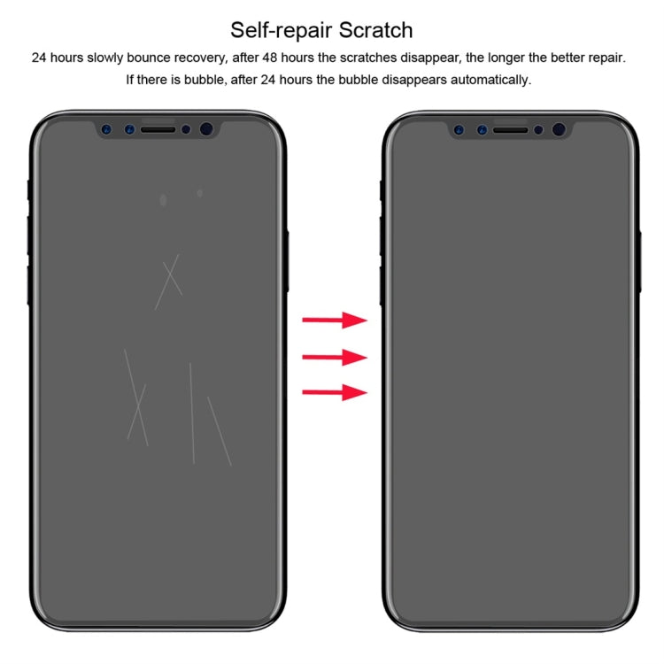 ENKAY Hat-Prince 3D Pellicola idrogel antideflagrante Protezione schermo intero anteriore + posteriore per iPhone X / XS, iPhone X / XS