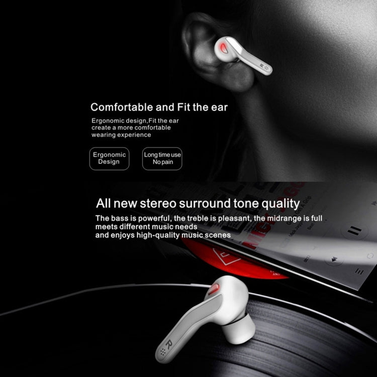 Auricolari stereo wireless T-88 TWS Bluetooth V5.0 con scatola di ricarica magnetica