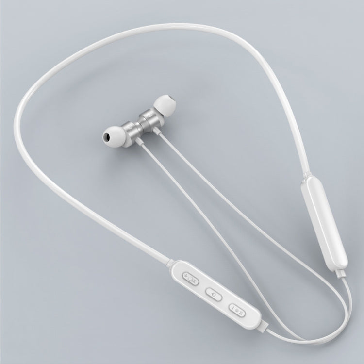 Auricolare sportivo Bluetooth da collo con filo tondo Bluetooth 5.1 con funzione magnetica, Black, Red, Sky Blue, White