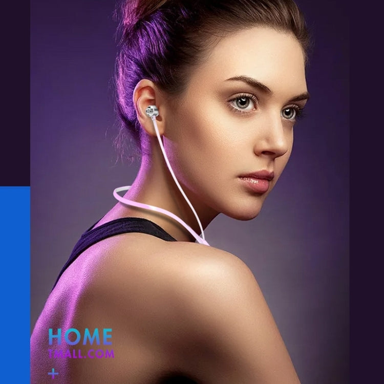 Auricolare sportivo Bluetooth da collo con filo tondo Bluetooth 5.1 con funzione magnetica, Black, Red, Sky Blue, White