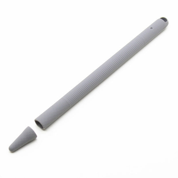 Custodia protettiva antiurto in gel di silice con penna stilo per Apple Pencil 2