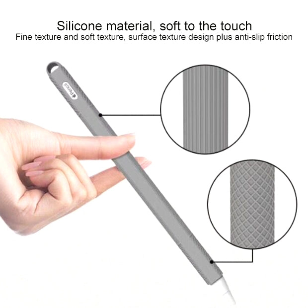 Custodia protettiva antiurto in gel di silice con penna stilo per Apple Pencil 2
