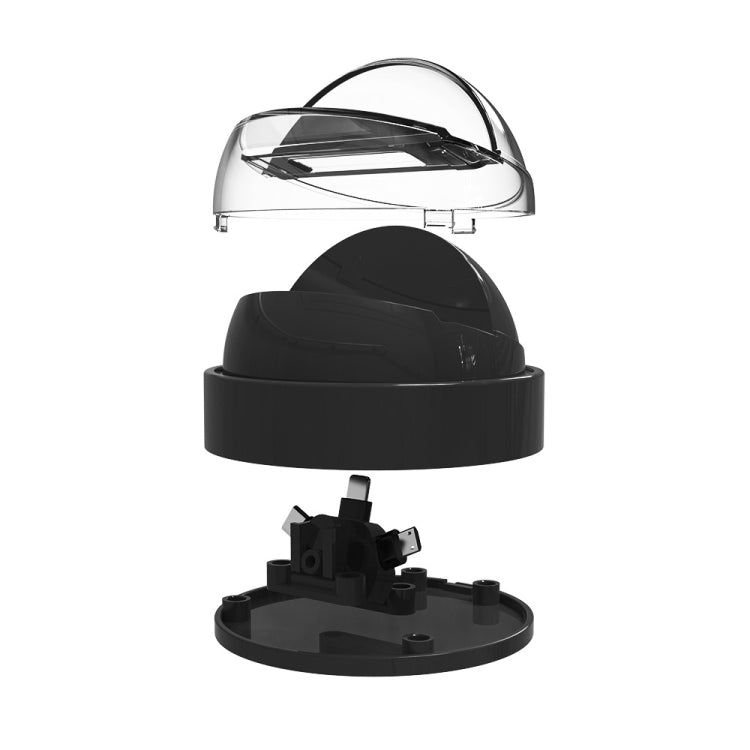 XBX-018 Supporto di ricarica per telefono multifunzione 8 pin + USB-C / Type-C + Micro USB 3 in 1