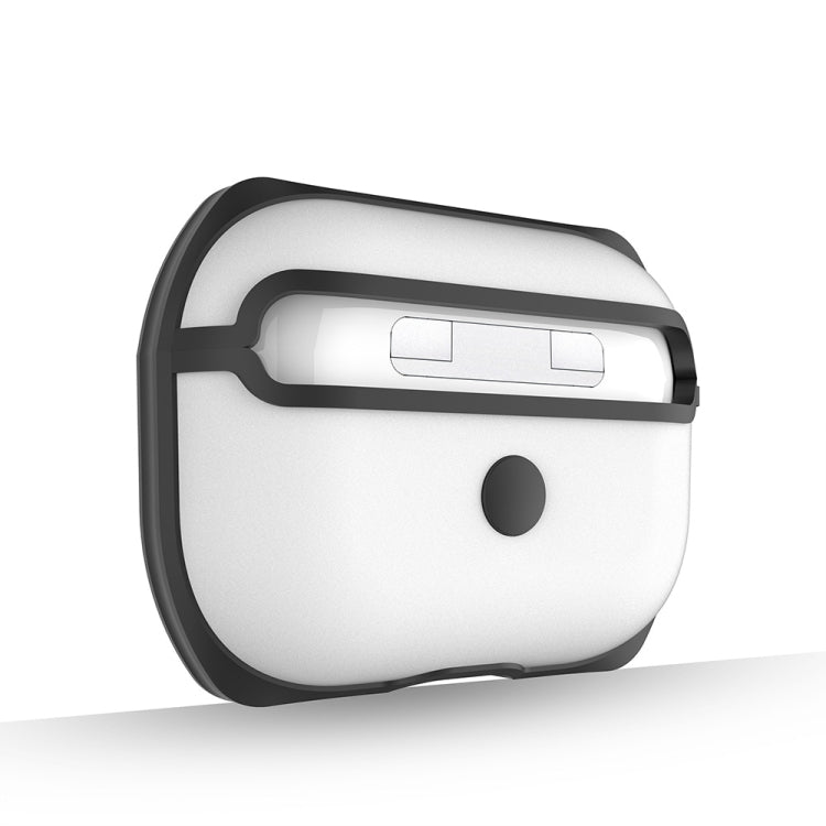 APC001 Per AirPods Pro PC + custodia protettiva trasparente per auricolari in TPU con gancio