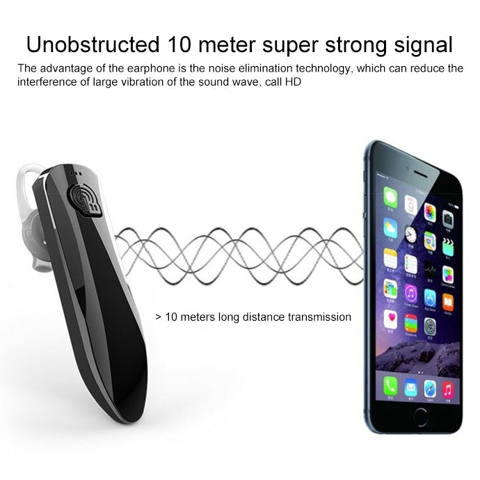 J10 Bluetooth 4.1 Mini auricolare Bluetooth per musica stereo per veicoli sportivi wireless universale
