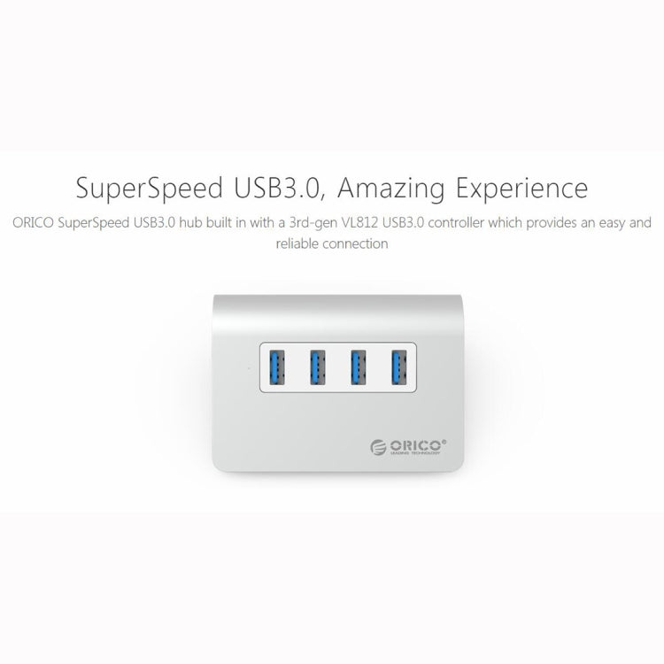 HUB ORICO M3H4-V1 in lega di alluminio 4 porte USB 3.0, M3H4-V1