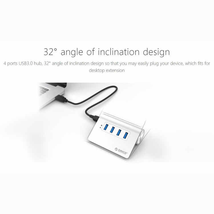 HUB ORICO M3H4-V1 in lega di alluminio 4 porte USB 3.0, M3H4-V1