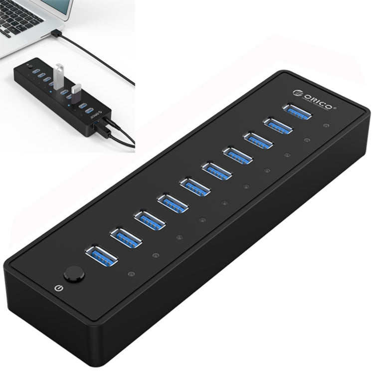 HUB ORICO P10-U3-V1 10 porte USB 3.0, USB 3.0