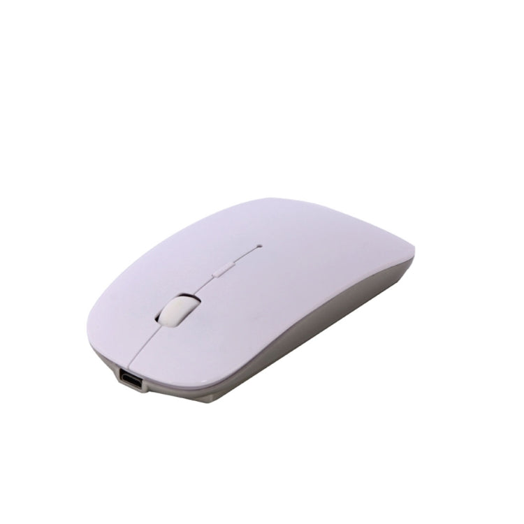 MC-008 Mouse wireless con ricarica della batteria Bluetooth 3.0 per laptop e telefoni cellulari con sistema Android, MC-008 (White), MC-008 (Gold)
