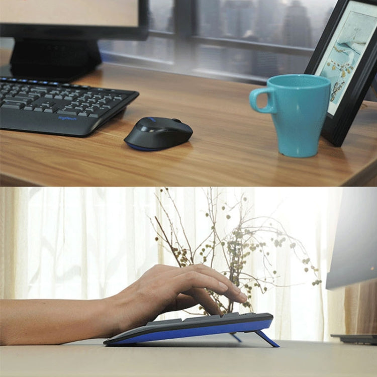 Set tastiera wireless full-size Logitech MK345 + mouse ottico wireless da 2,4 GHz 1000 DPI con ricevitore nano, Logitech MK345
