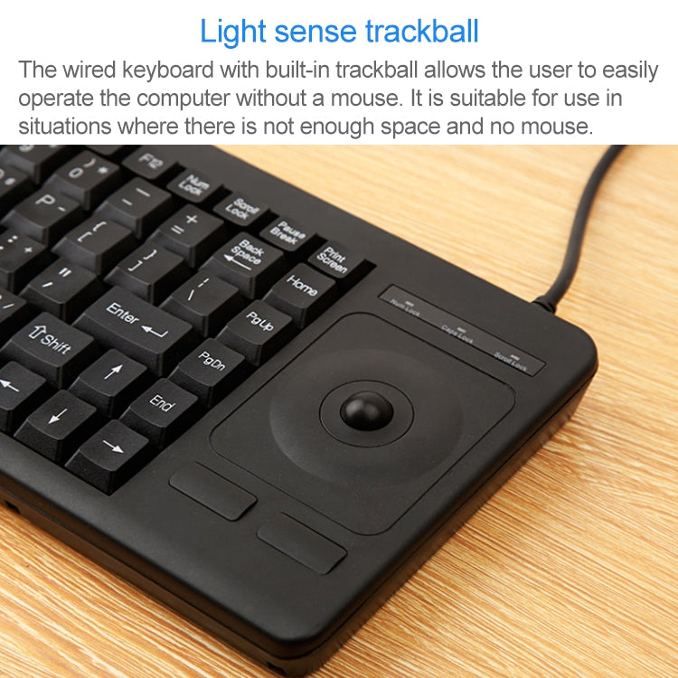 L'interfaccia USB DS-8900 previene gli spruzzi d'acqua Carattere di incisione laser Tastiera trackball cablata monopezzo, lunghezza: 1,5 m, DS-8900 USB