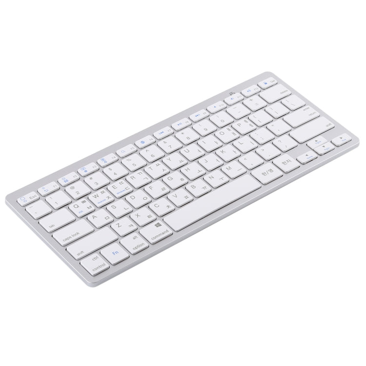 WB-8022 Tastiera Bluetooth wireless ultrasottile per iPad, Samsung, Huawei, Xiaomi, tablet PC o smartphone, tasti lingua Ko, Ko Language Keys