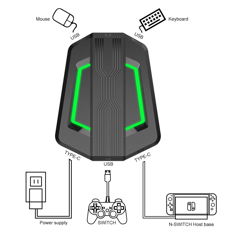Convertitore tastiera mouse HXSJ P6