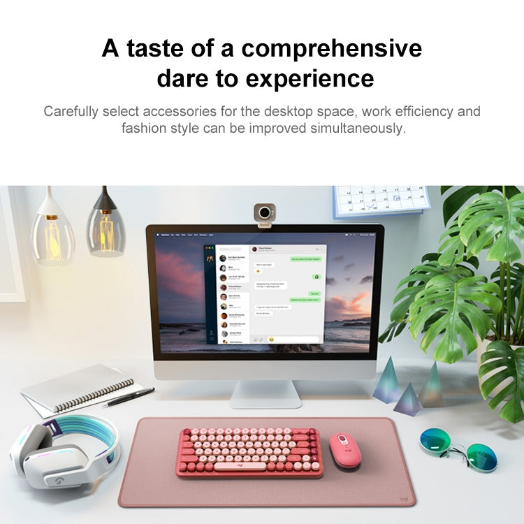 Logitech POP KEYS Tastiera meccanica Bluetooth con pulsanti rotondi