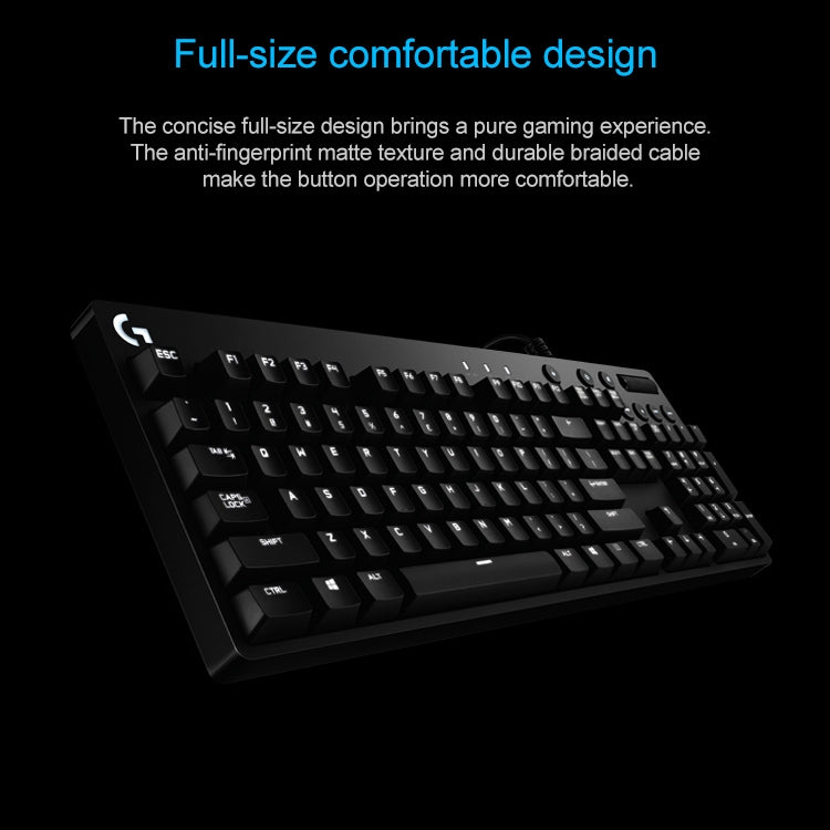 Logitech G610 Tastiera meccanica da gioco cablata USB RGB retroilluminato Asse ciano-blu, KB0458A, KB0458B, KB0458C
