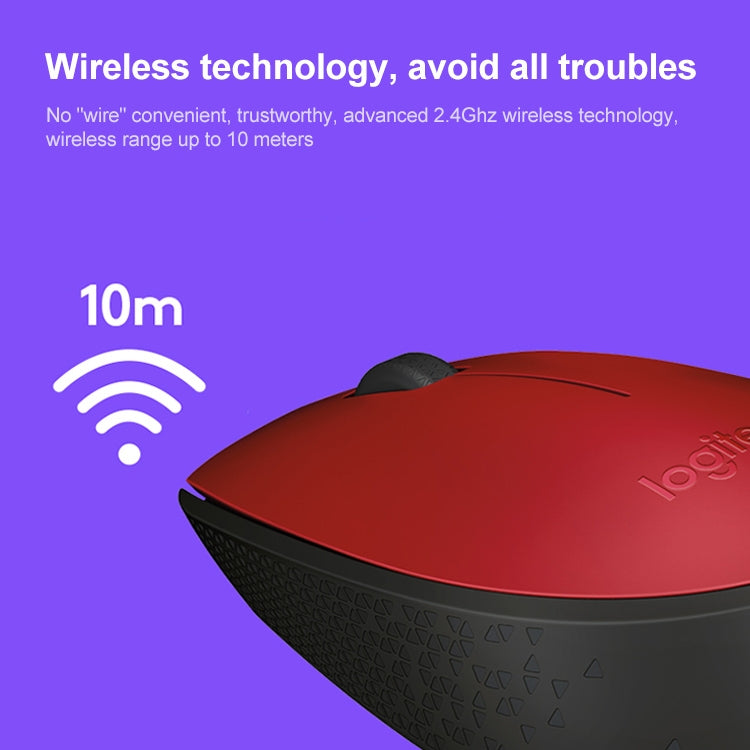 Mouse wireless USB Logitech M170 1000 DPI con ricevitore 2.4G