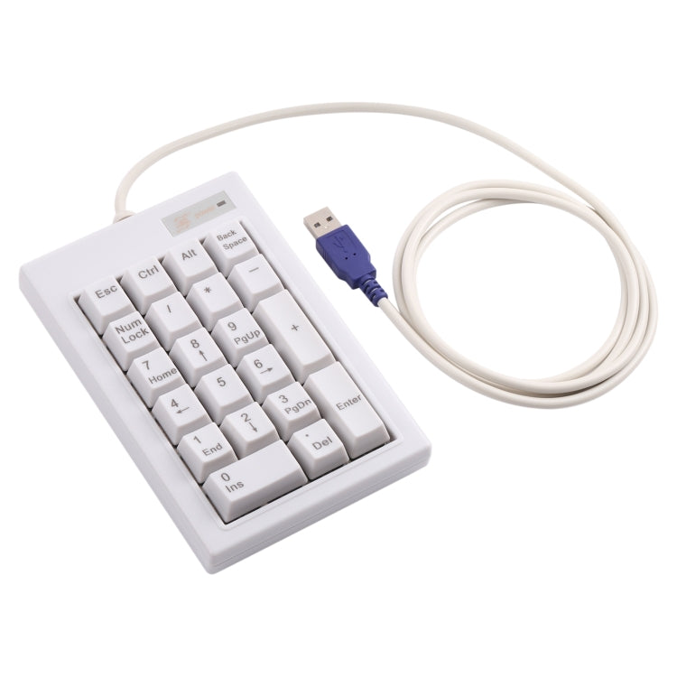 DX-21A Mini tastiera numerica meccanica con albero nero cablato USB a 21 tasti, DX-21A