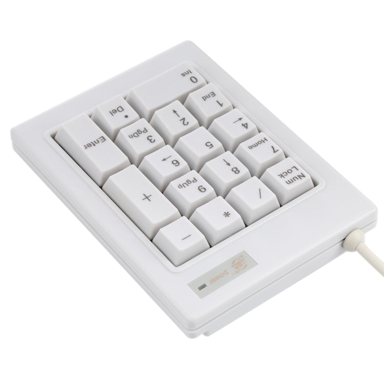 DX-17A Mini tastiera numerica meccanica con albero nero cablato USB a 17 tasti, DX-17A
