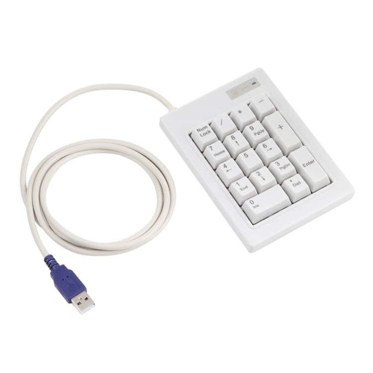 DX-17A Mini tastiera numerica meccanica con albero nero cablato USB a 17 tasti, DX-17A