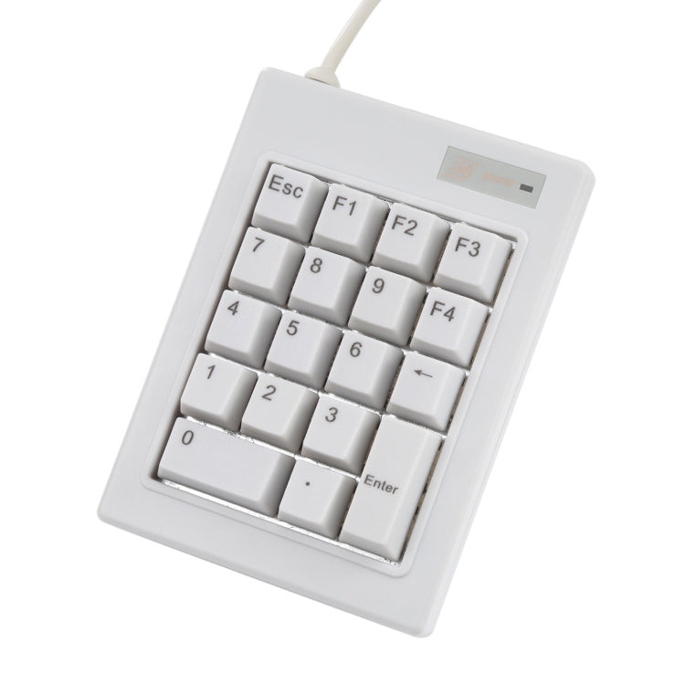 DX-18A Mini tastiera numerica meccanica con albero nero cablato USB a 18 tasti, DX-18A