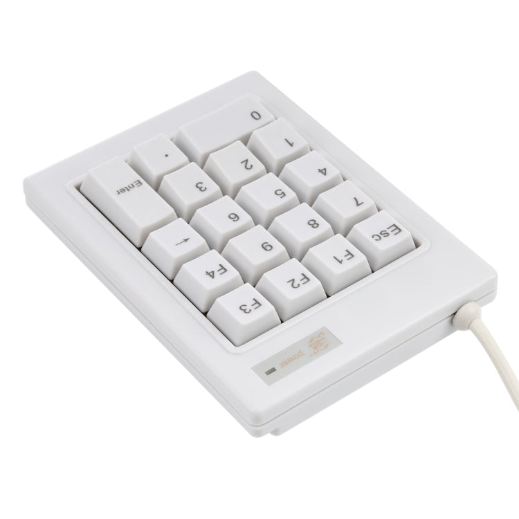 DX-18A Mini tastiera numerica meccanica con albero nero cablato USB a 18 tasti, DX-18A