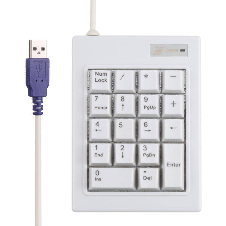 DX-18B Mini tastiera numerica meccanica con albero nero cablato USB a 18 tasti, DX-18B