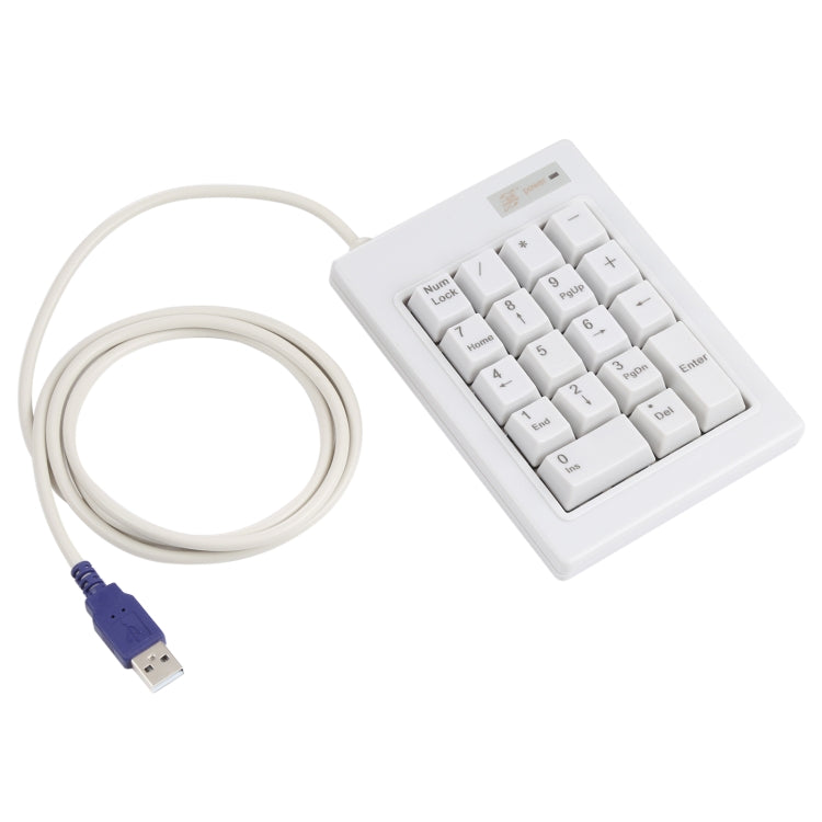 DX-18B Mini tastiera numerica meccanica con albero nero cablato USB a 18 tasti, DX-18B