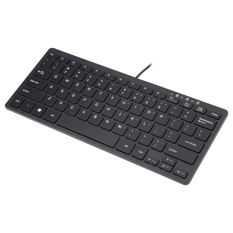 Tastiera cablata USB ultrasottile da 450 78 tasti