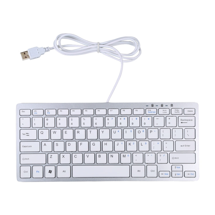 Tastiera cablata USB ultrasottile da 450 78 tasti