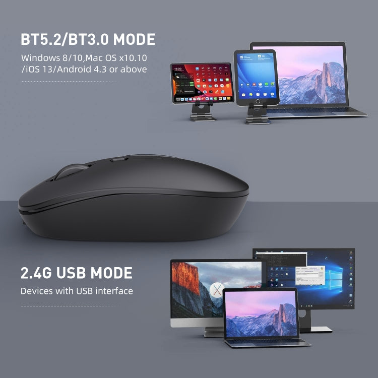 Mouse senza fili MKESPN 859 2.4G, 2.4G