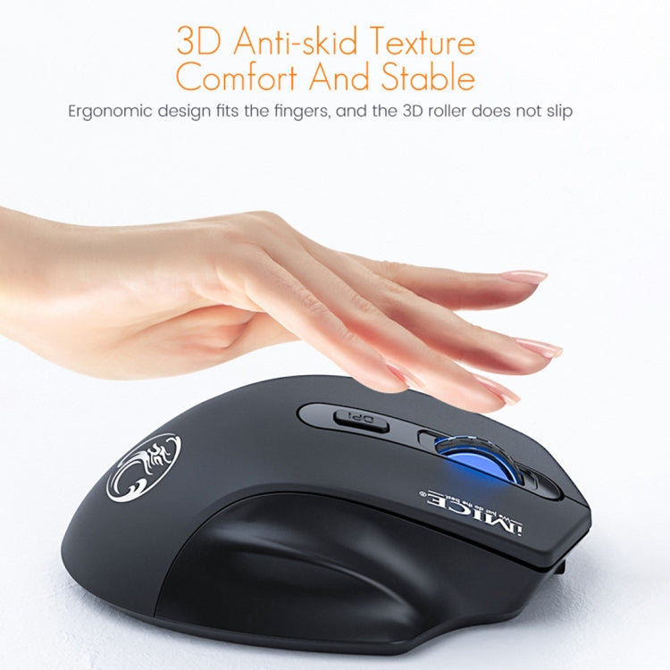 iMICE G-1800 Mouse wireless silenzioso ricaricabile a 4 pulsanti 1600 DPI 2,4 GHz per computer PC portatile