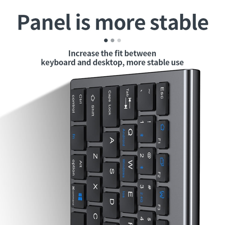 109 Tastiera Bluetooth wireless a tre modalità, Three-mode Keyboard