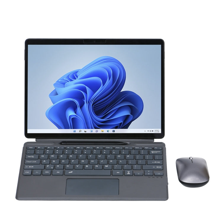 Per Microsoft Surface Pro 8 Tablet Custodia in pelle con tastiera Bluetooth retroilluminata colorata con slot per penna, For Microsoft Surface Pro 8