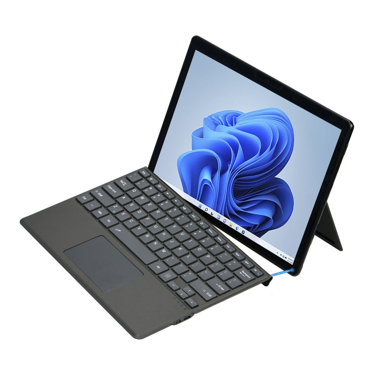 Custodia in pelle con tastiera Bluetooth per tablet Microsoft Surface Pro 8 / Pro X con slot per penna, For Microsoft Surface Pro 8 / Pro X