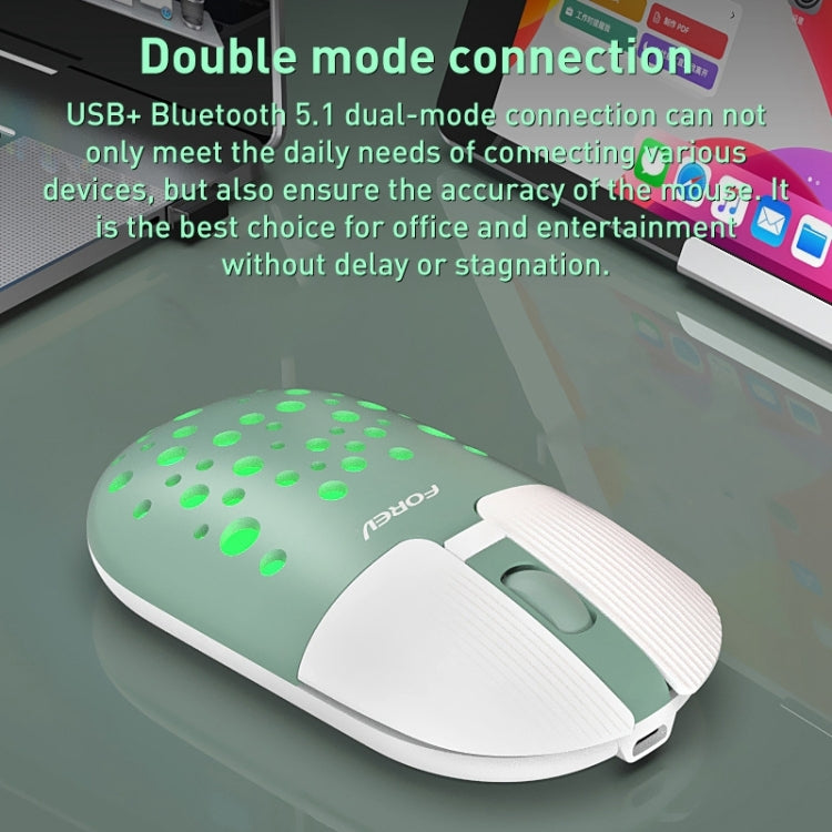 Mouse FOREV FVT398 1200 dpi Bluetooth 2.4G wireless doppia modalità, Bluetooth+2.4G (Black), Bluetooth+2.4G (Pink), Bluetooth+2.4G (Blue)
