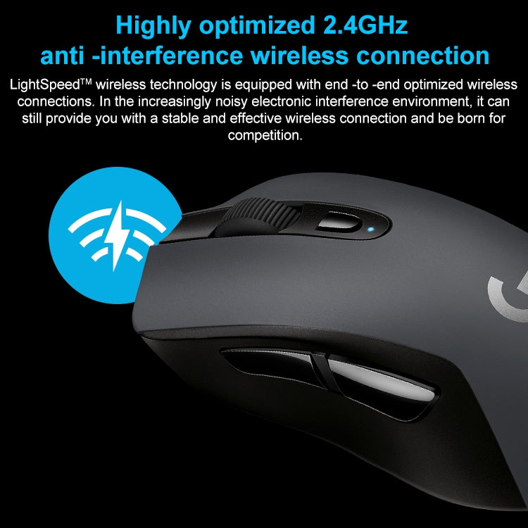 Mouse wireless Bluetooth dual mode Logitech G603 Hero LIGHTSPEED 12.000 DPI 2,4 GHz