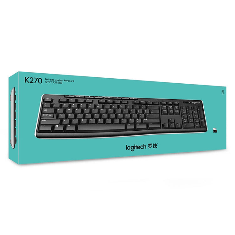 Tastiera silenziosa ultrasottile wireless singola Logitech K270