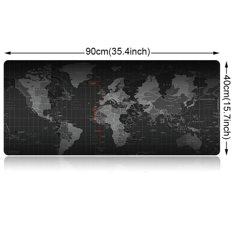 Tappetino per tastiera, tappetino per mouse da gioco, con superficie in tessuto liscio, in gomma morbida, antiscivolo, di grandi dimensioni, dimensioni: 90 x 40 cm, Size: 90 x 40cm