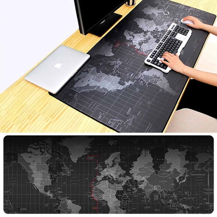Tappetino per tastiera, tappetino per mouse da gioco, con superficie in tessuto liscio, in gomma morbida, antiscivolo, di grandi dimensioni, dimensioni: 60 x 30 cm, Size: 60 x 30cm