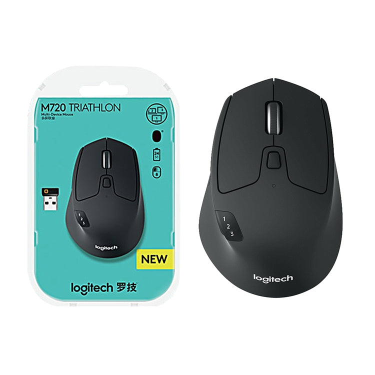 Mouse multimodale wireless Bluetooth Logitech M720 1000 DPI 2,4 GHz