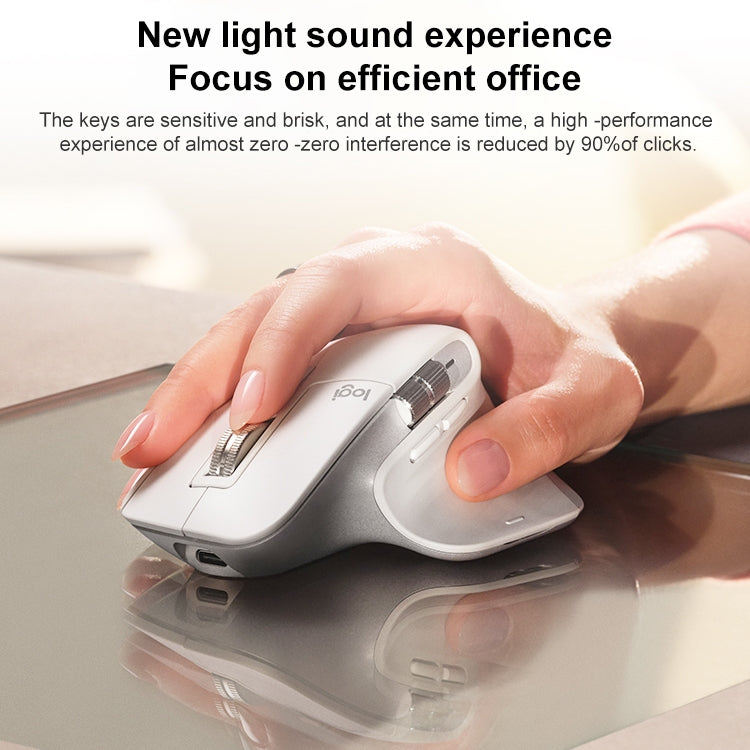 Mouse ergonomico wireless Bluetooth dual mode Logitech MX Master 3s 8000 DPI 2,4 GHz